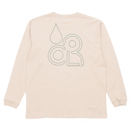 LONG SLEEVE T-SHIRT / DRIP EMB CLR