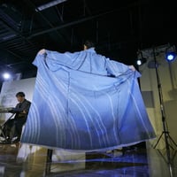 「水紋」綿麻