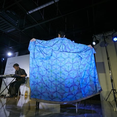 「テトラス」雪花絞り　襦袢