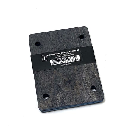 REAL / RISER PAD 3PLY RISERS THUNDER  1/8"