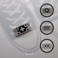 Geometric　 スニーカーアクセサリー　タイル　モザイク　モンドリアン