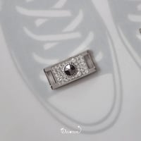 Circle  Black  Base CRYSTAL　スニーカーアクセサリー