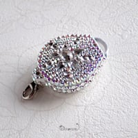 White Happy Star（片面）ネックストラップ 　IDホルダー　スマホストラップ