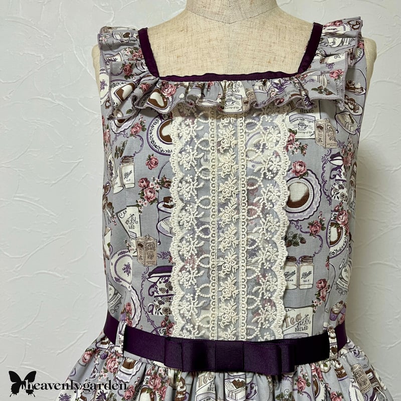 アフタヌーンティージャンパースカート・パープル | heavenly garden 