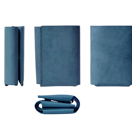 しっかり入ってコンパクトな財布　TRI-FOLD WALLET / BLUE