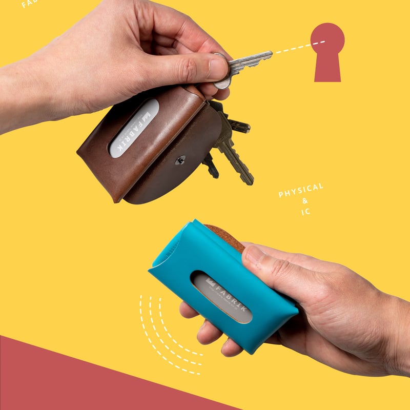 カードも入るキーケース KEY CASE & CARD / SUMOMO | fabrik