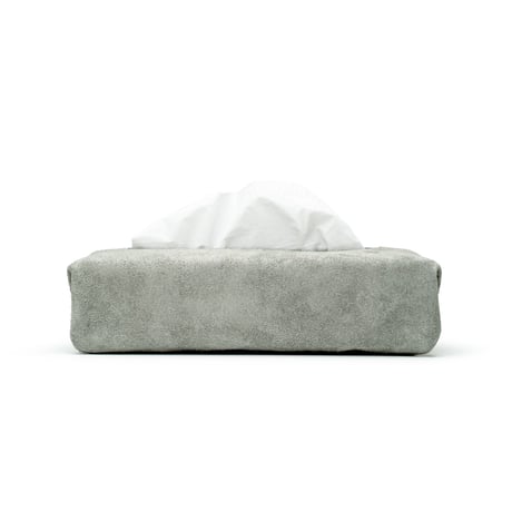 サイズフリーのティッシュカバー TISSUE BOX COVER / GRAY