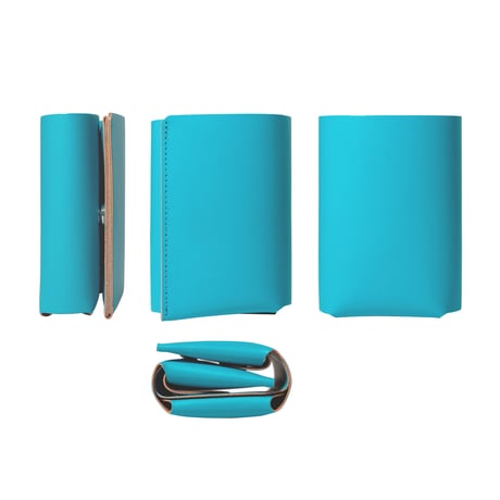 しっかり入ってコンパクトな財布　TRI-FOLD WALLET / FABRIK TURQUOISE