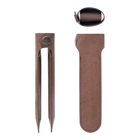 2ポケットペンホルダー　PEN HOLDER / CHOCOLATE