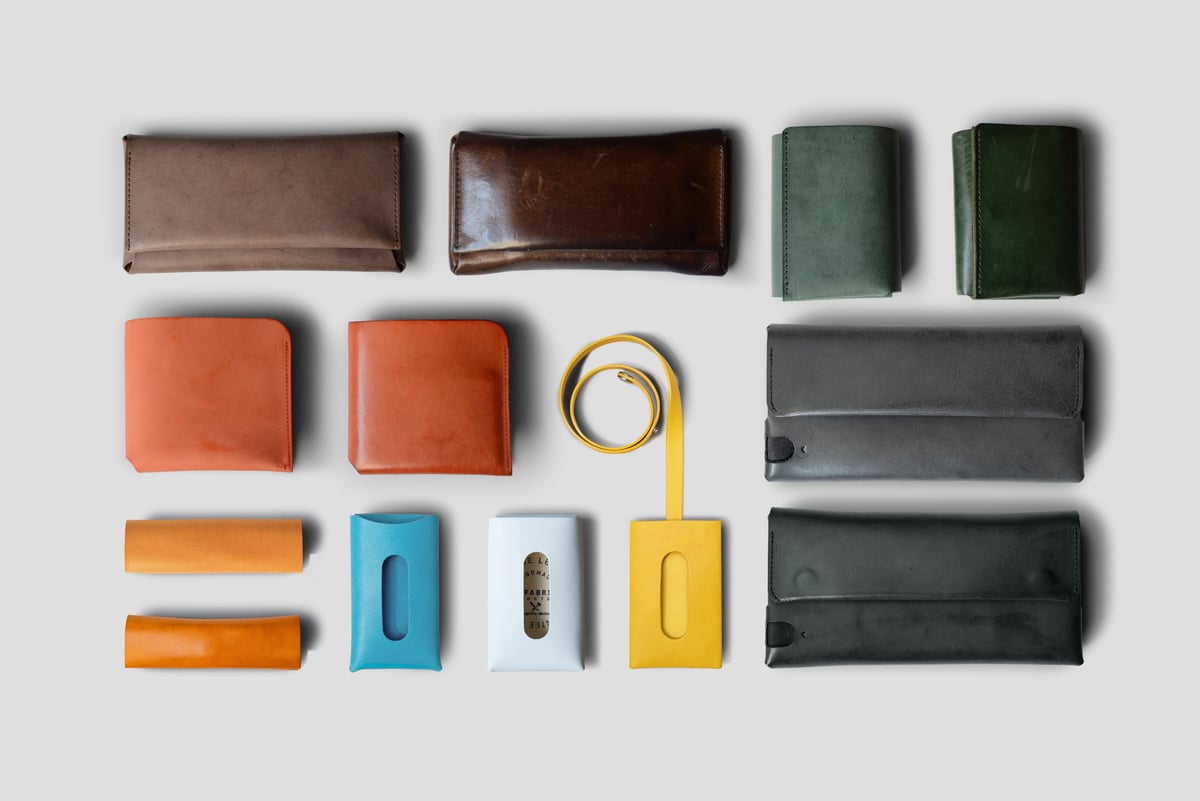 コンパクト設計の長財布 LONG WALLET / FABRIK TURQUOISE | fa