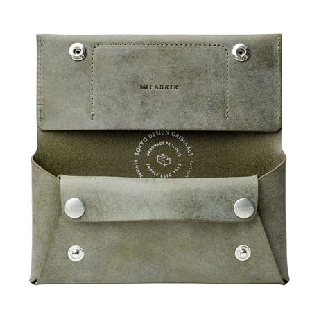 コンパクト設計の長財布　LONG WALLET / OLIVE