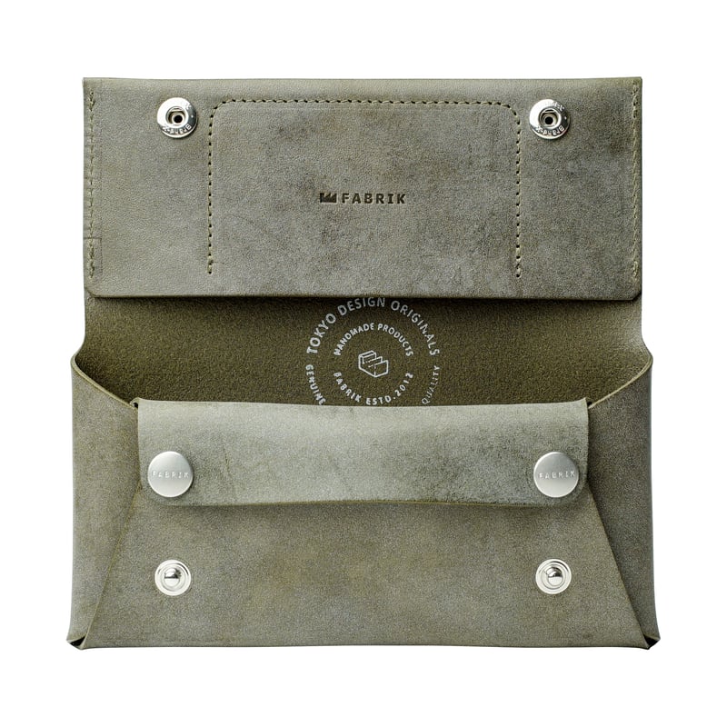 コンパクト設計の長財布 LONG WALLET / OLIVE | fabrik コンパクト設計の長財布 LONG WALLET / OLIVE | fabrik
