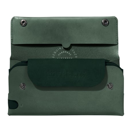 多彩な長財布　LONG WALLET:P / DARK GREEN
