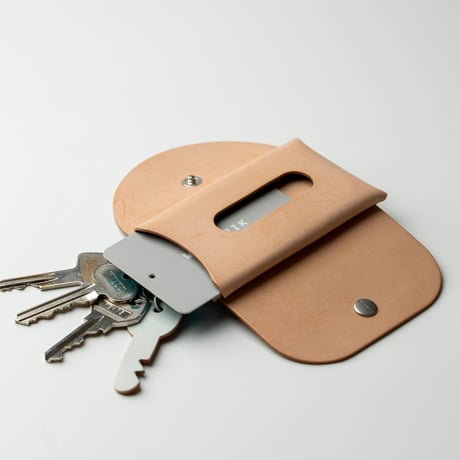 カードも入るキーケース　KEY CASE & CARD / NATURAL [限定色]
