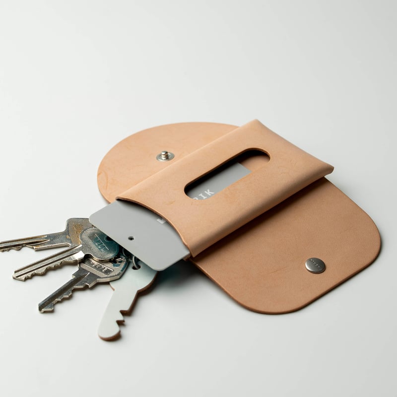 カードも入るキーケース KEY CASE & CARD / NATURAL [限定色] | f