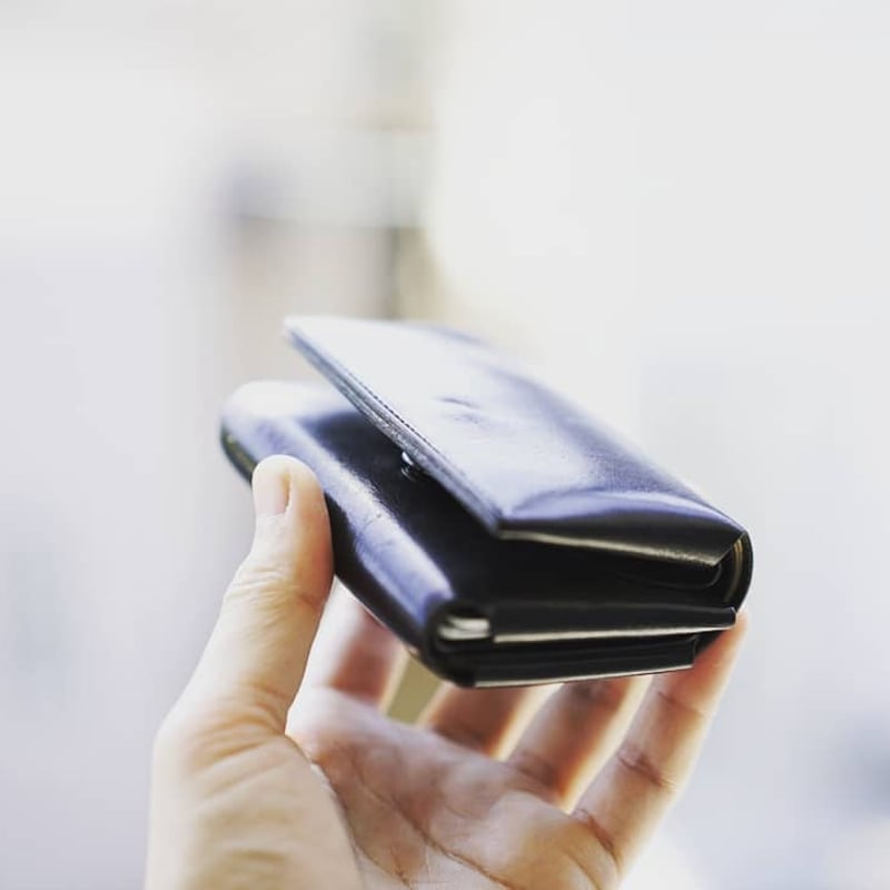 しっかり入ってコンパクトな財布 TRI-FOLD WALLET / BLACK | fabrik
