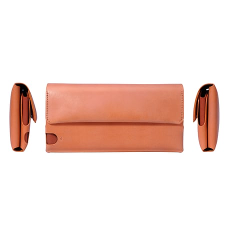 多彩な長財布　LONG WALLET:P / BRICK RED