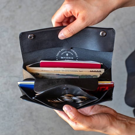 多彩な長財布　LONG WALLET:P / BLACK