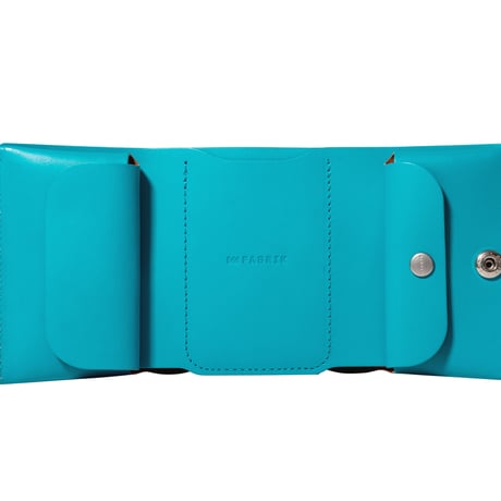 しっかり入ってコンパクトな財布　TRI-FOLD WALLET / FABRIK TURQUOISE