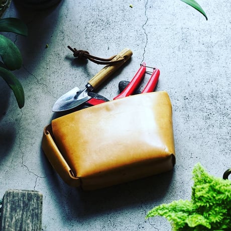ハンドルポーチ　HANDLE POUCH / NATURAL