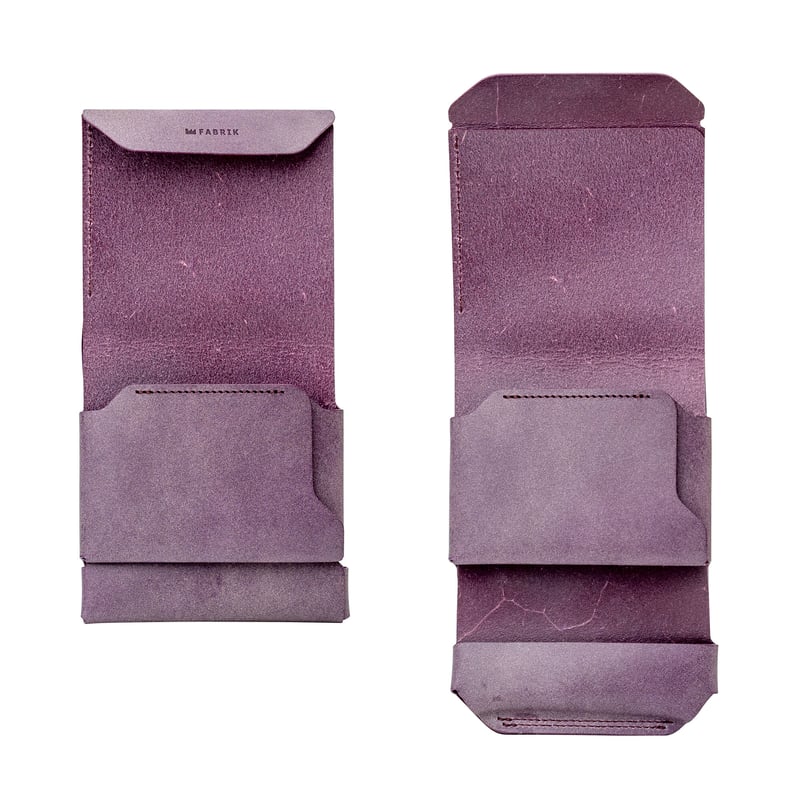 FABRIK メトロ 限定カラー ベリー ミニマム＋αの財布 METRO / BERRY [限定色] | fabrik