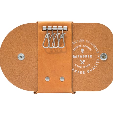 カードも入るキーケース　KEY CASE & CARD / CAMEL