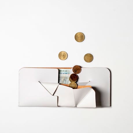 コインケースが取り外せる財布　BI-FOLD WALLET & [FLIP] / FABRIK TURQUOISE