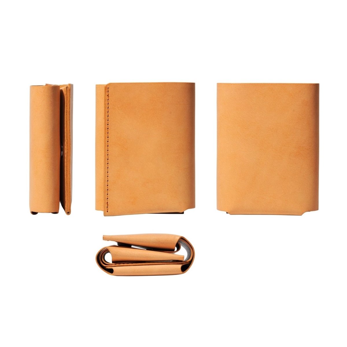 しっかり入ってコンパクトな財布 TRI-FOLD WALLET / CAMEL | fabrik