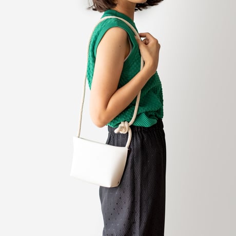 ロープのポーチ　ROPE / WHITE
