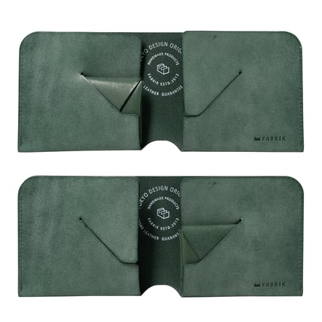 コインケースが取り外せる財布　BI-FOLD WALLET & [FLIP] / DARK GREEN