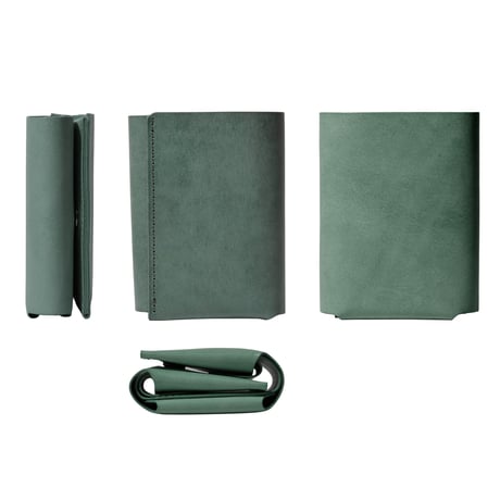 しっかり入ってコンパクトな財布　TRI-FOLD WALLET / DARK GREEN