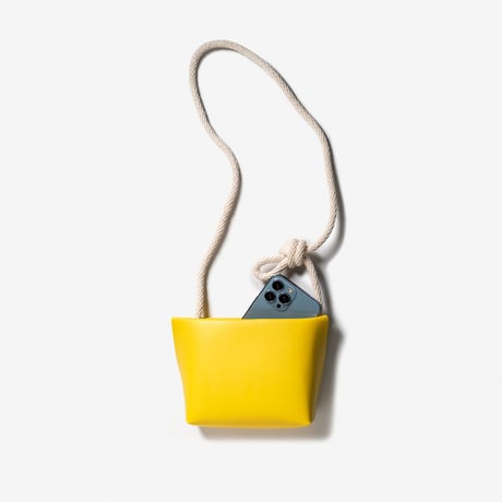 ロープのポーチ　ROPE / YELLOW