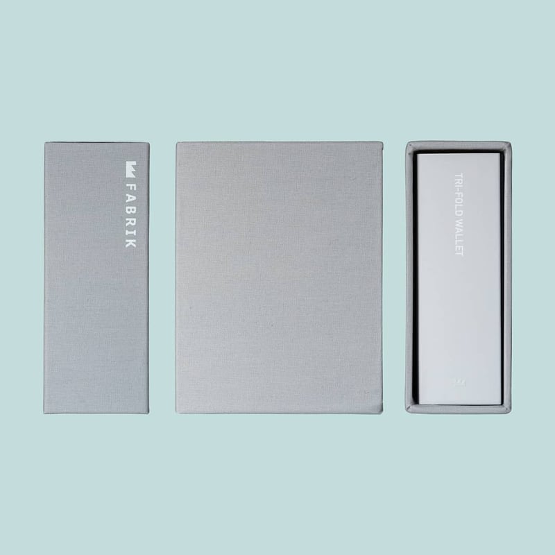 コンパクト設計の長財布 LONG WALLET / FABRIK TURQUOISE | fa