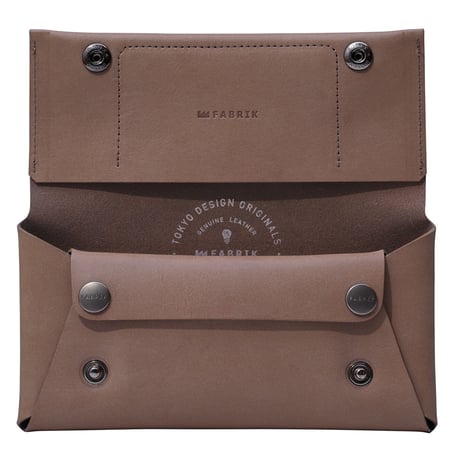 コンパクト設計の長財布　LONG WALLET / CHOCOLATE