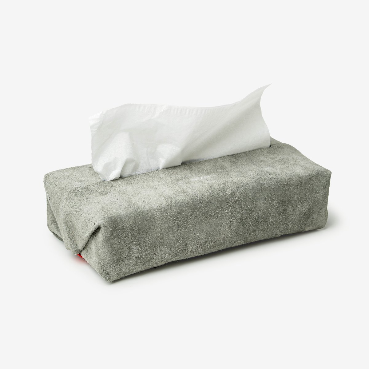 サイズフリーのティッシュカバー TISSUE BOX COVER / GRAY | fabrik