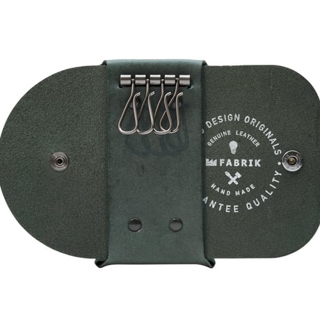 カードも入るキーケース　KEY CASE & CARD / DARK GREEN