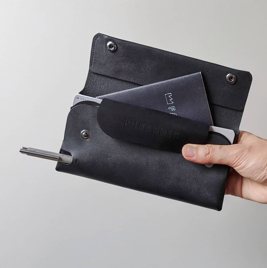 多彩な長財布 LONG WALLET:P / DARK GREEN | fabrik