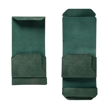 ミニマム＋αの財布　METRO / DARK GREEN