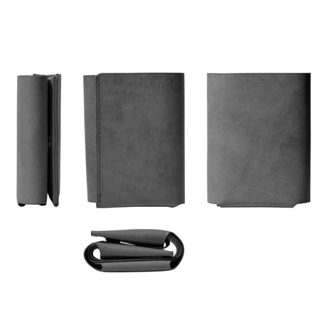しっかり入ってコンパクトな財布　TRI-FOLD WALLET / BLACK