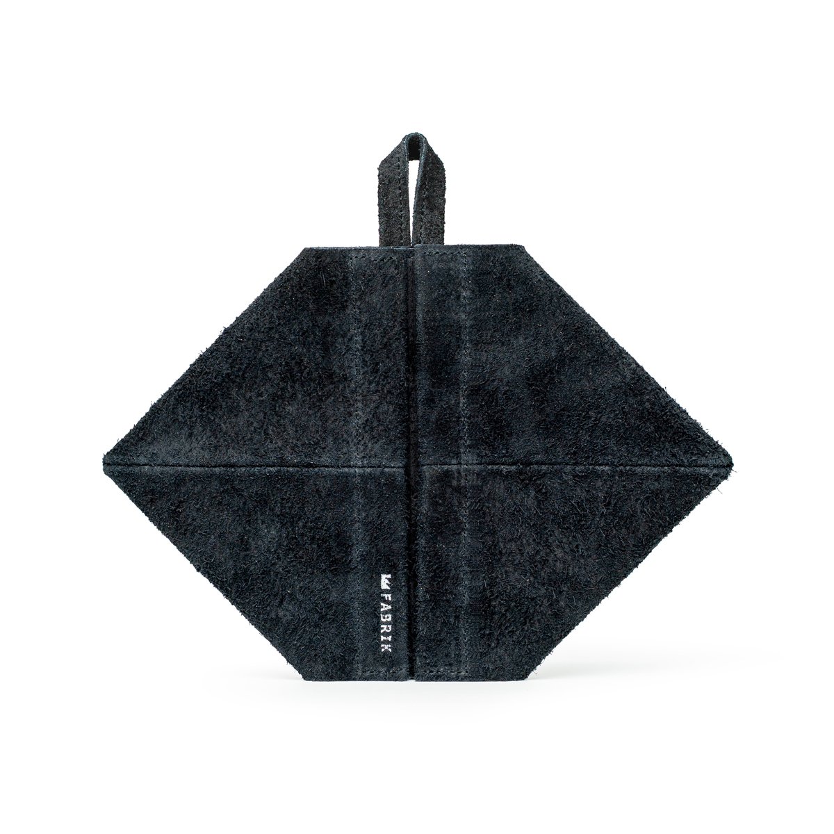 マウンテンリサーチ”Pot Mat” Aリースマーク型　トリコット　鍋敷き 鍋つかみ・鍋敷き MITTEN & POT MAT / BLACK | fabrik