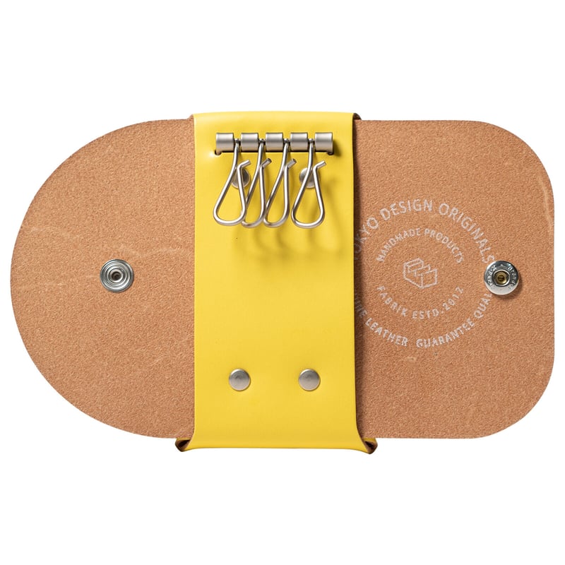 カードも入るキーケース KEY CASE & CARD / LEMON | fabrik