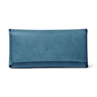 コンパクト設計の長財布　LONG WALLET / BLUE