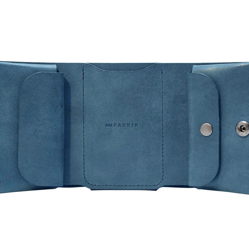 しっかり入ってコンパクトな財布 TRI-FOLD WALLET / BLUE | fabrik