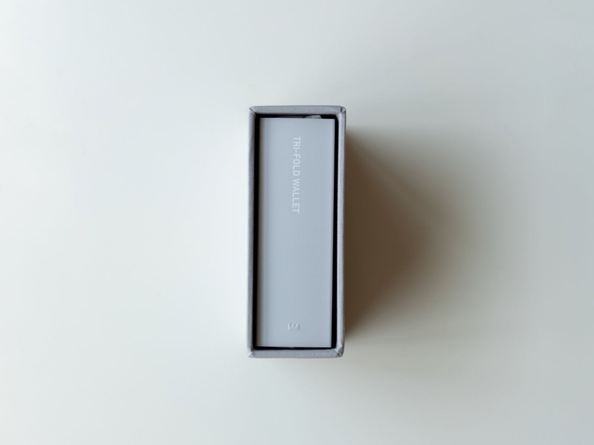 しっかり入ってコンパクトな財布 TRI-FOLD WALLET / BLUE | fabrik