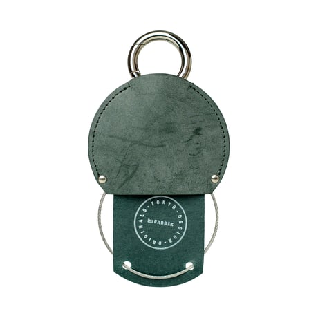 まるくおさまるキーケース KEYDISK / DARK GREEN