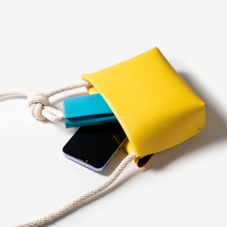 ロープのポーチ　ROPE / YELLOW