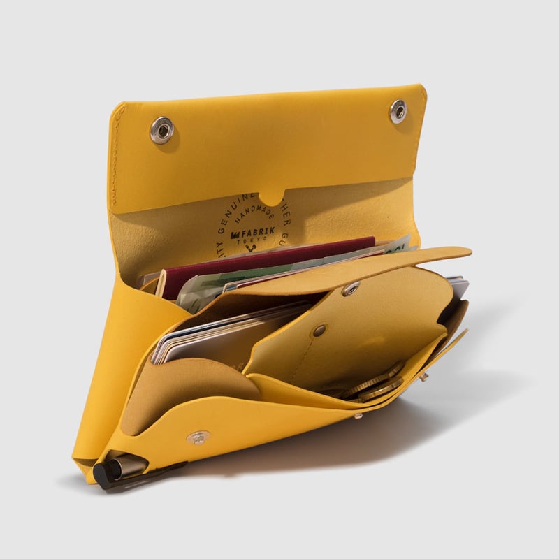 多彩な長財布 LONG WALLET:P / DARK GREEN | fabrik