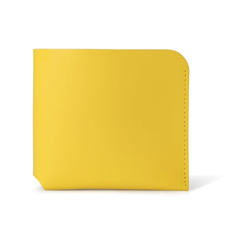 コインケースが取り外せる財布　BI-FOLD WALLET & [FLIP] / LEMON