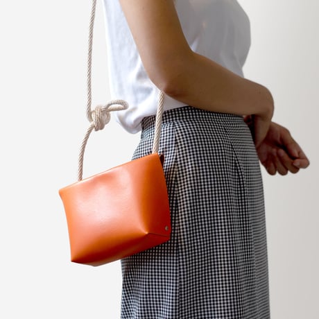 ロープのポーチ　ROPE / ORANGE