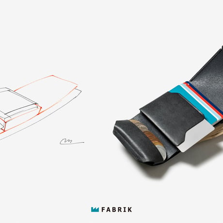 ミニマム＋αの財布　METRO / BLUE